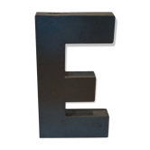 Lettre en zinc