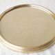 Round mirror plateau