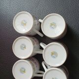 6 Chinese porcelain cups