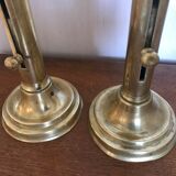 Pair of brass candlesticks