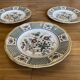 Set of 3 Montmorency model plates in Sarreguemines earthenware.