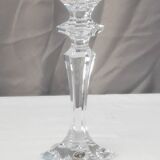 Large “bohemic crystal” candle holder