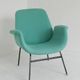 Fauteuil lounge moderne du milieu du siècle