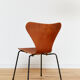 Chaise Arne Jacobsen 3107 en teck pour Fritz Hansen