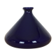 Marine blue ceramic vase