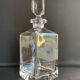 Whisky decanter in blown and cut crystal
