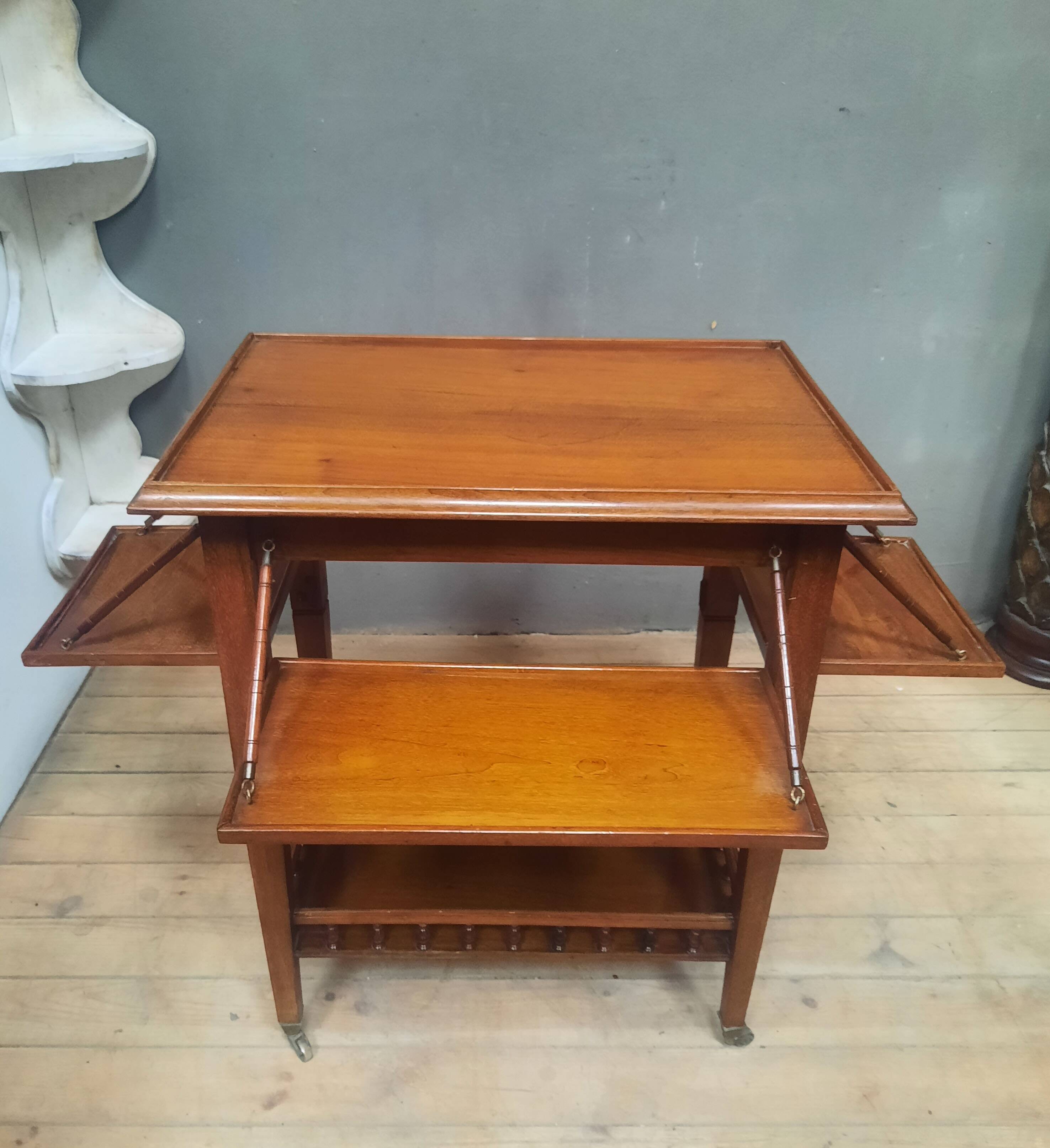 Four-tier folding tea table