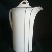 Art Deco coffee service for 6 people in porcelain Winterling Marktleuthen Bavaria (22 pieces)