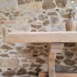 Table de ferme en chêne