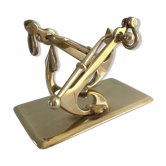 Letter carriers "marine anchors" in brass