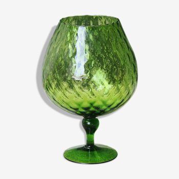Green Italian vase, 1970 s