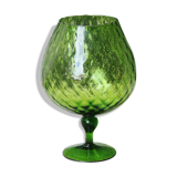 Green Italian vase, 1970 s
