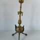 Pair of neoclassical style candlesticks in gilded bronze in the taste of Barbedienne