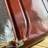 Enamelled kitchen sheet metal plate