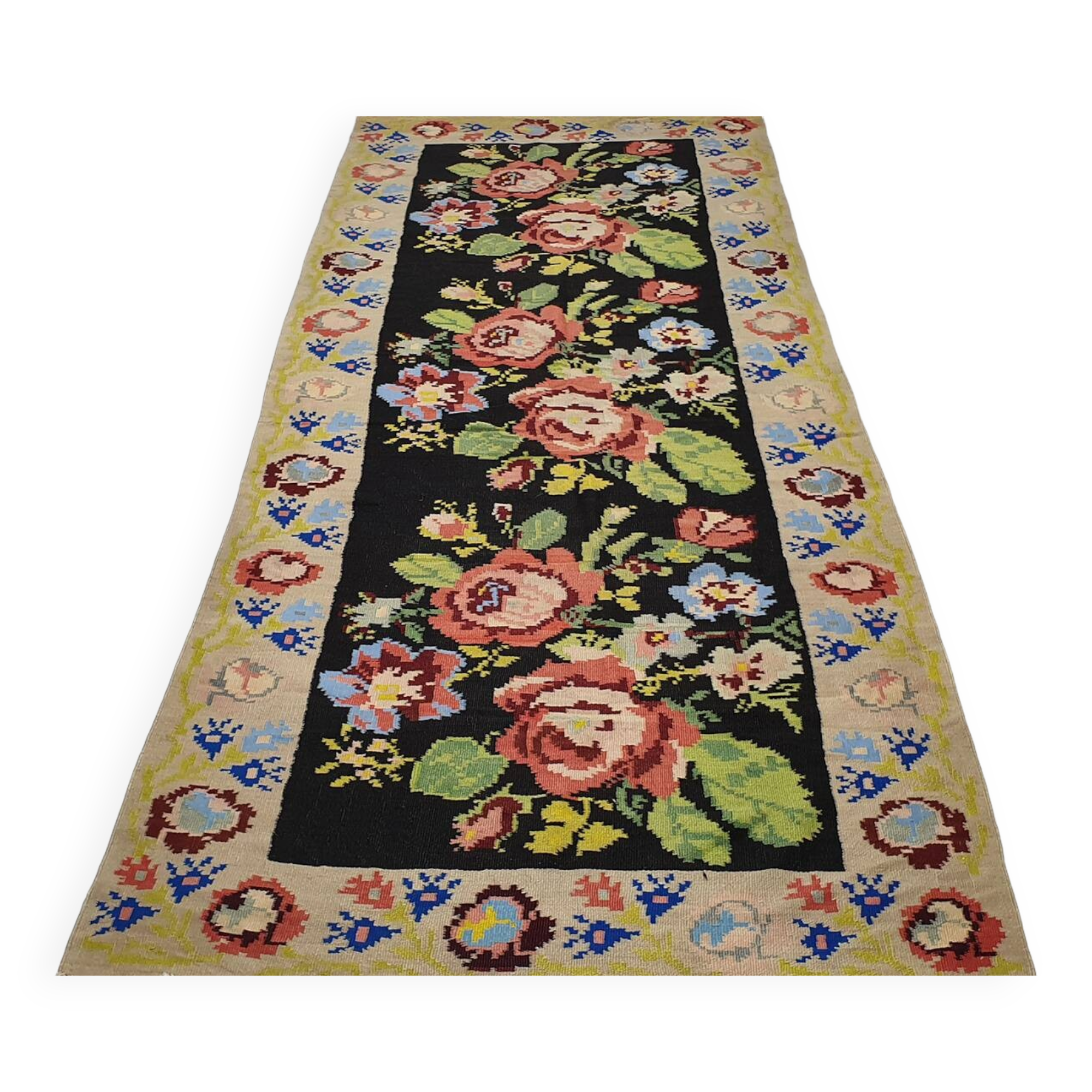 Turkish kilim, 277x104 cm, MYK-888
