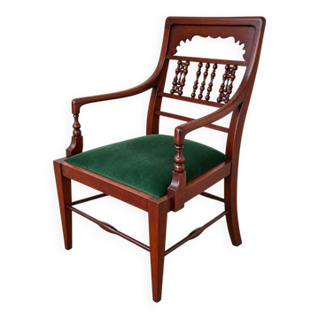 A mahogany armchair from the turn of the 19th and 20th centuries