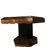 Art Deco dining table with marquetry