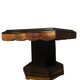 Art Deco dining table with marquetry