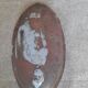 Enamelled cast iron umbrella stand