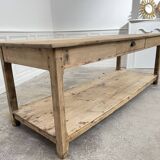 Ancienne table de drapier en pin
