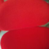 Pair of red armchairs