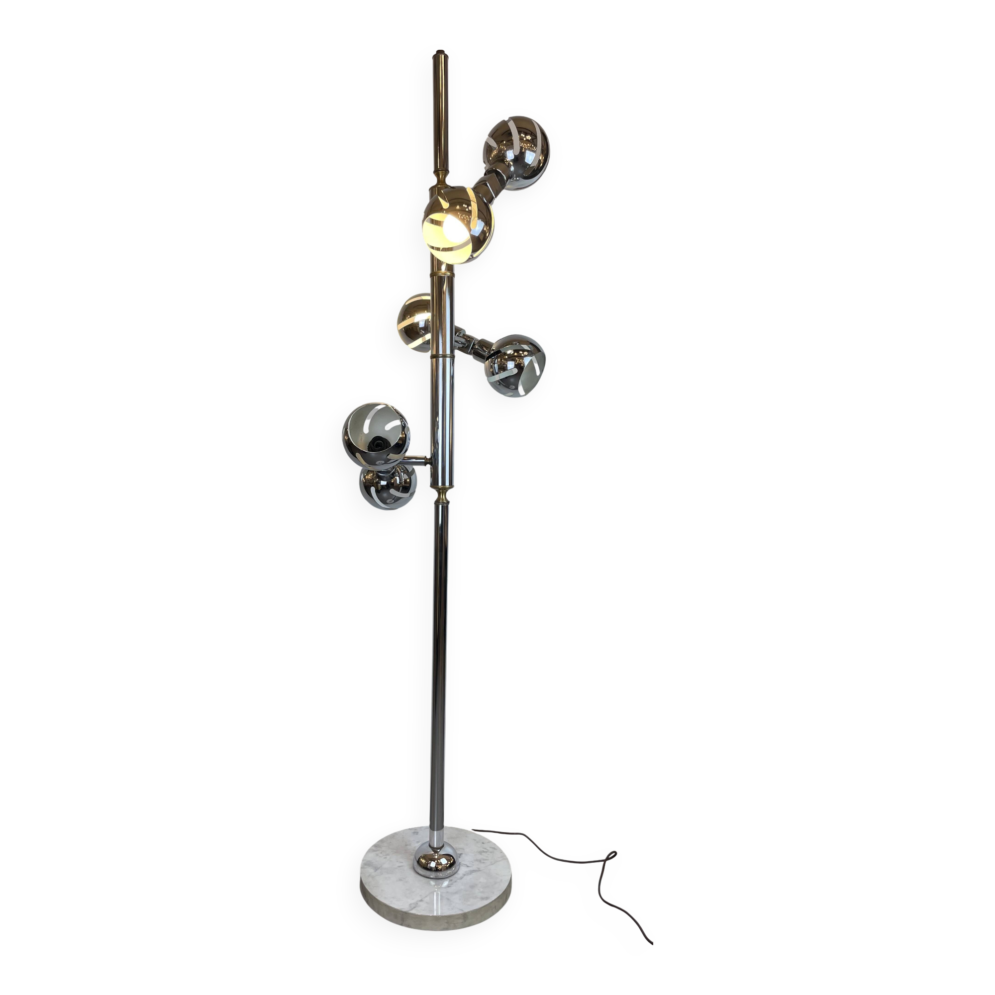 Italian Space-Age Floor Lamp, 1970s