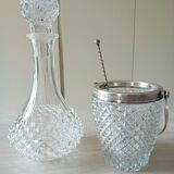Carafe and ice bucket from the 60s