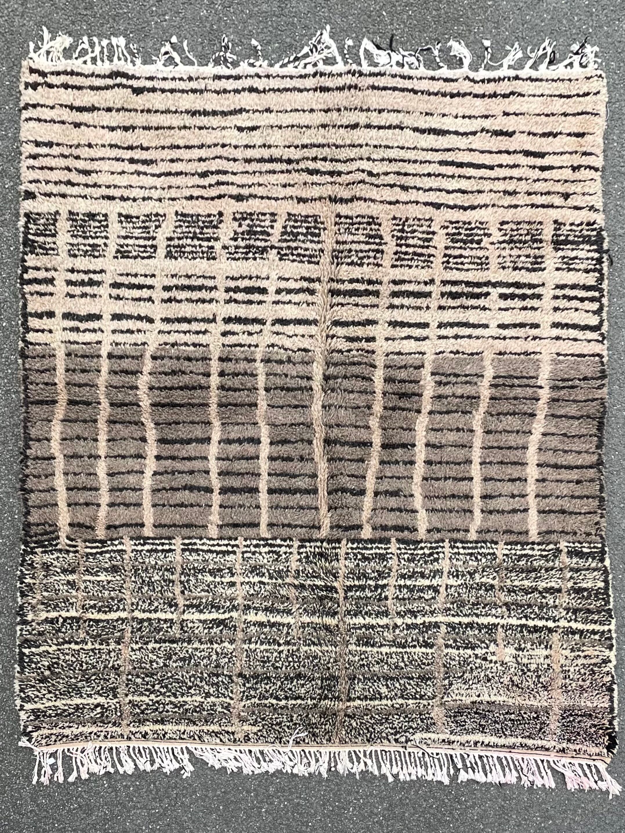 Rug berbere modern beni ouarain new, 220x300 cm