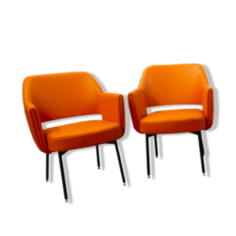 Armchairs model "Deauville", design by Marc and Pierre Simon, published by Airborne