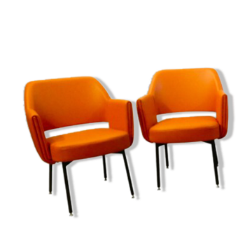 Armchairs model "Deauville", design by Marc and Pierre Simon, published by Airborne