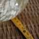 Art Deco plasterer in porcelain and yellow Clichy glass