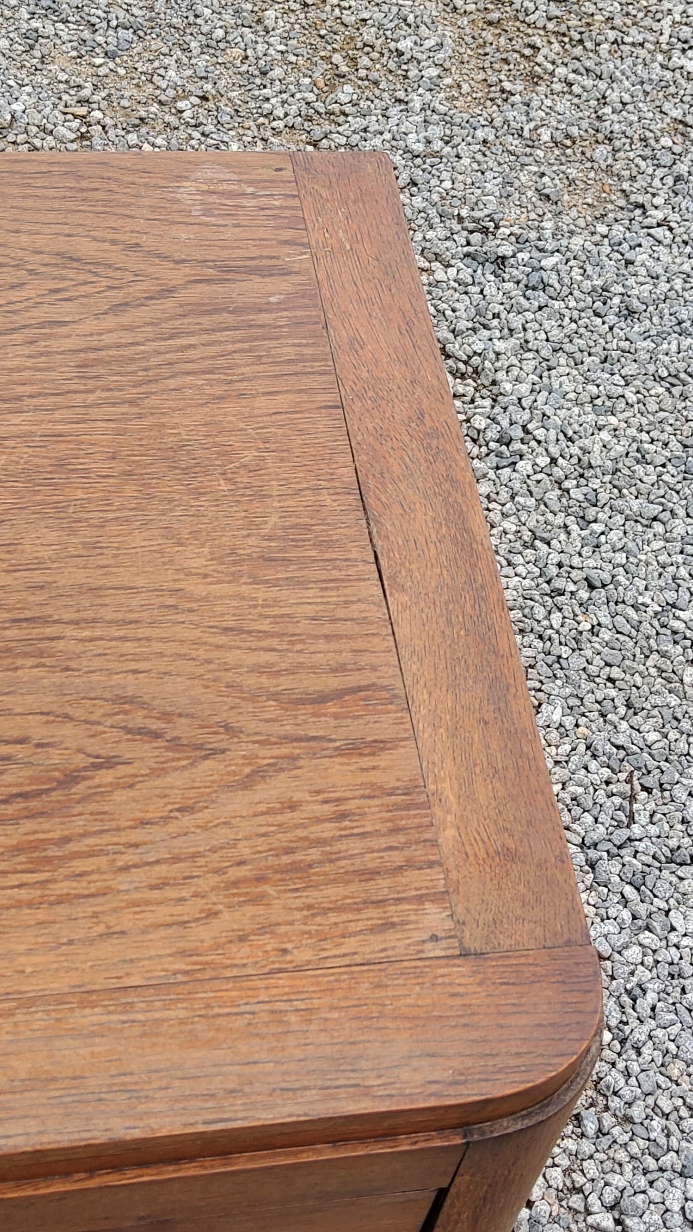 Vintage oak chest of drawers legs compass 3 drawers from the 50s