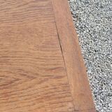 Vintage oak chest of drawers legs compass 3 drawers from the 50s