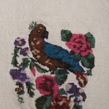 Vintage Turkish rug from Oushak, hand-woven 115x144 cm