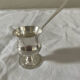 Silver metal shell