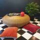 Coffee table Wicker round