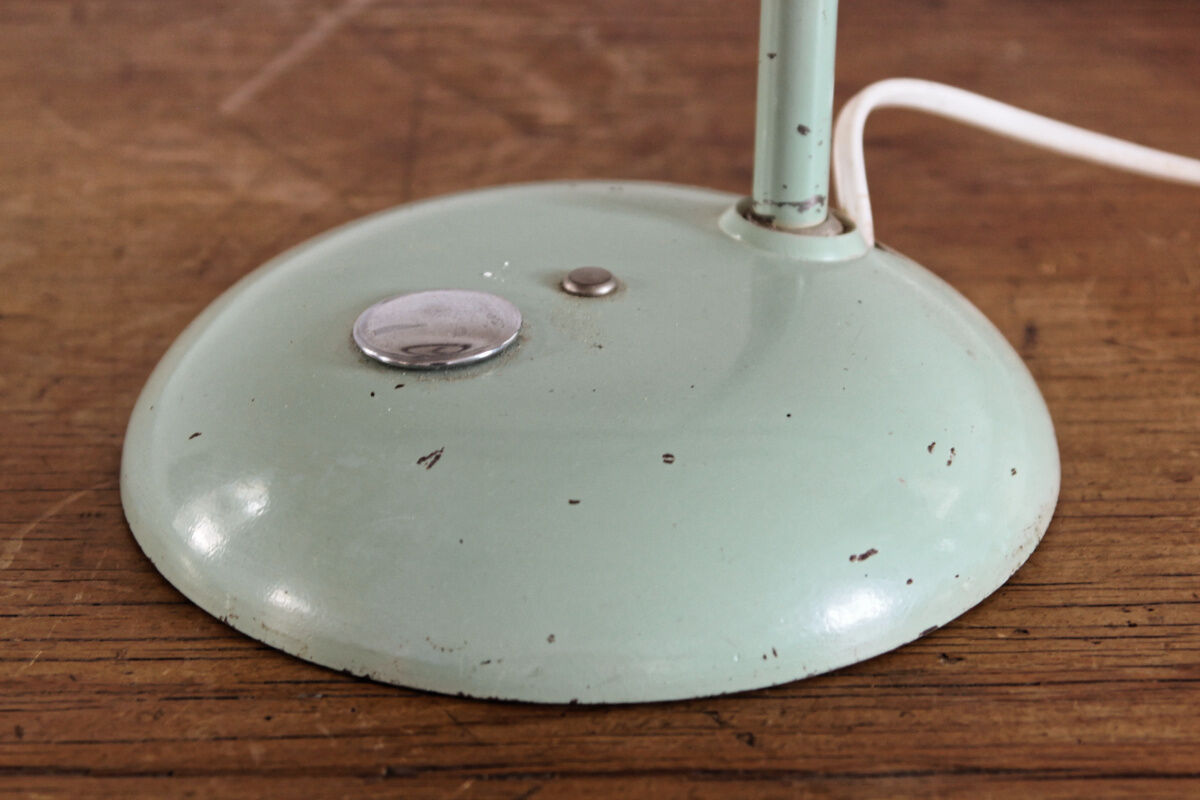 Lampe de bureau rotule vert céladon