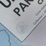 Ancienne carte MDI Inde-Union Indienne Pakistan Ceylan