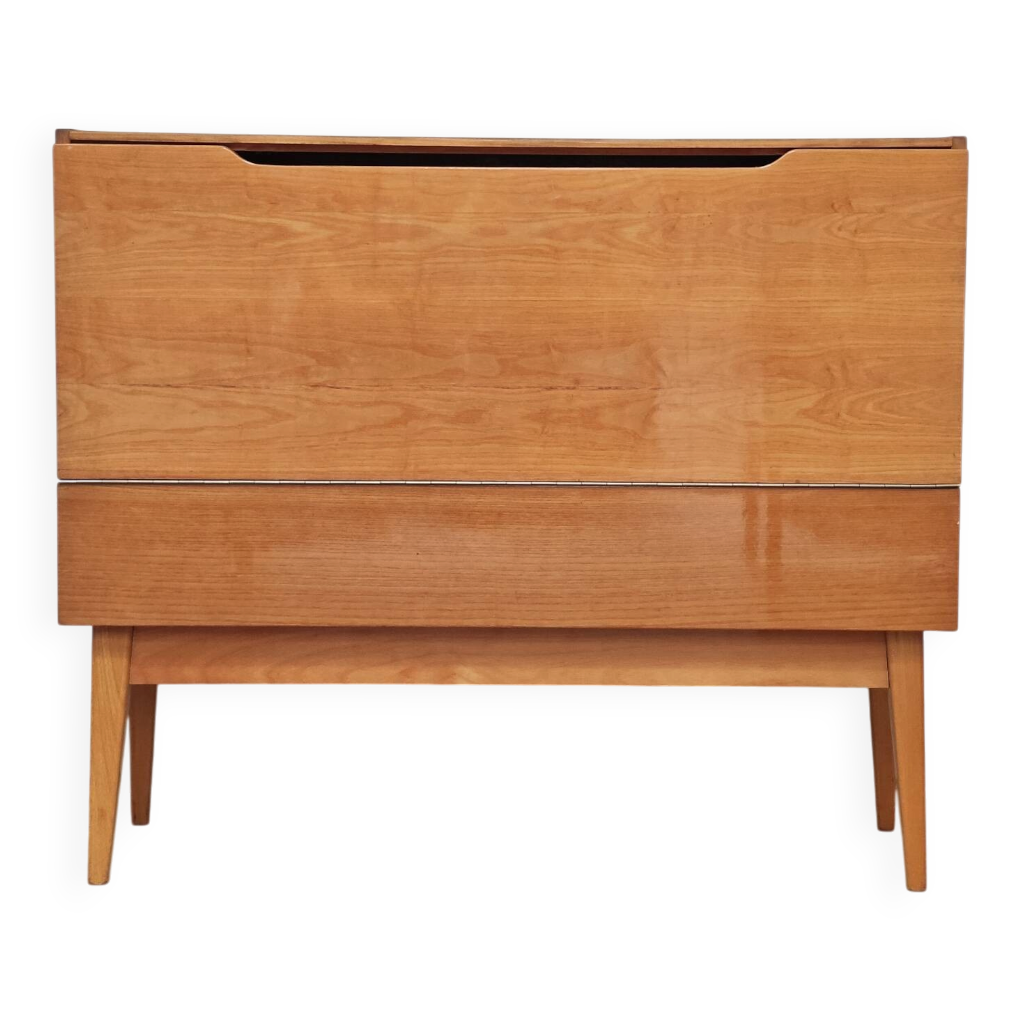 Storage chest with cover / mini bar by Landsman / Nepozitek 1960