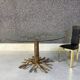 Table à manger en branche d'arbre, années 1980
