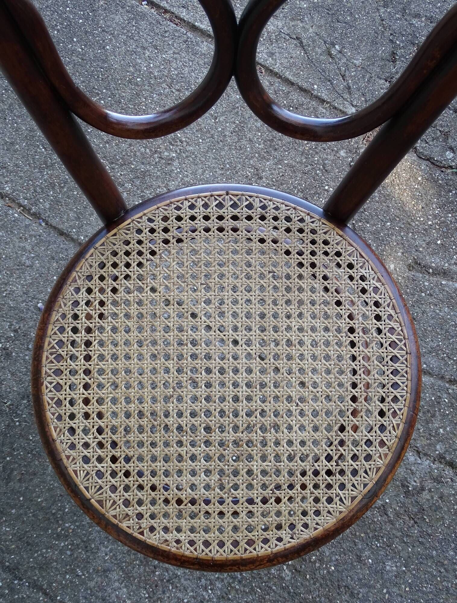 Thonet bistro chair N°20 ca 1868 new canework - rare model from this period -