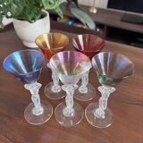Bayel crystal liqueur glasses