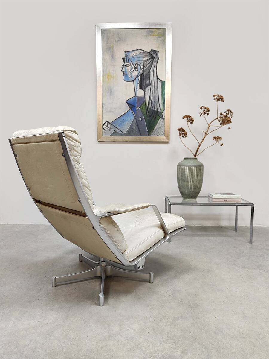 Danish lounge chair FK 85 vintage Preben Fabricius & Jorgen Kastholm Alfred Kill