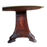 Pedestal table, marble table