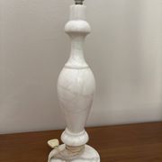 Lamp base made of genuine alabaster.