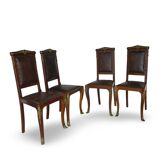 Italian art deco dining chairs 1920s