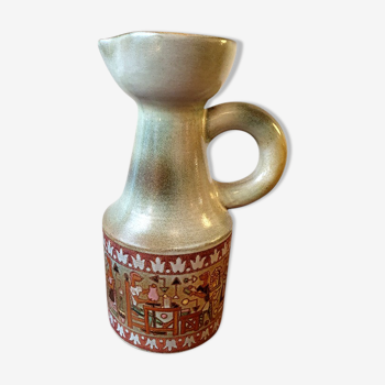 Pitcher vase, ceramics, René Maurel