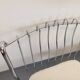 Set of 4 vintage Italian chairs by Gastone Rinaldi in chrome metal.