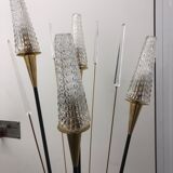 Lampadary with wheat sheaves by René Mathieu circa 1960