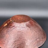 Large vintage hand-carved wooden platter – mahogany, 1960s